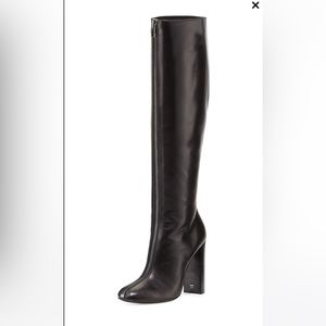 TOM FORD Zip-Front Calf Leather Knee Boot, Black 36 - Pre-Owned 🌟 Beautiful